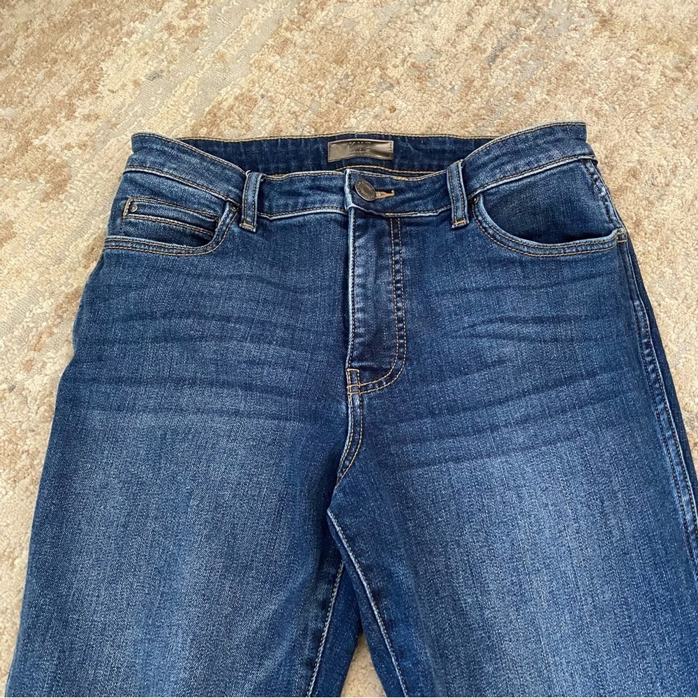 Kut from the Kloth Catherine Fab Ab Boyfriend High Rise Jeans Dark Wash Relaxed - Picture 3 of 11